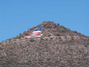 "A" Mountain in Tucson, Arizona