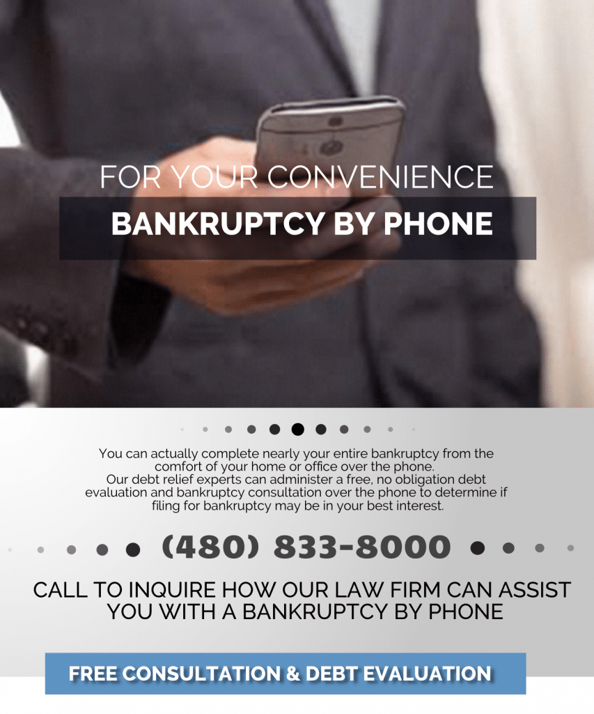 infographic bankruptcy by phone
